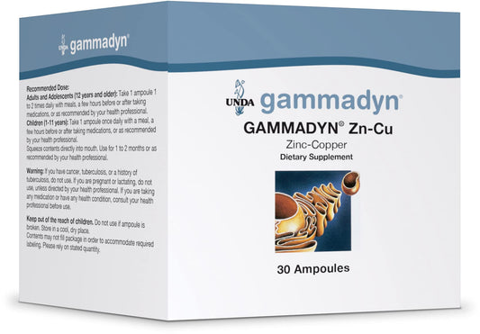 UNDA Gammadyn Zn-Cu Oligo-Element Supplement – 30 Ampoules | Zinc & Copper BritishVita | Premium UK Vitamins & Wellness Supplements