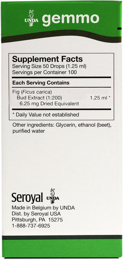 UNDA Gemmo Therapy Ficus Carica – Fig Bud Extract | 4.2 fl oz