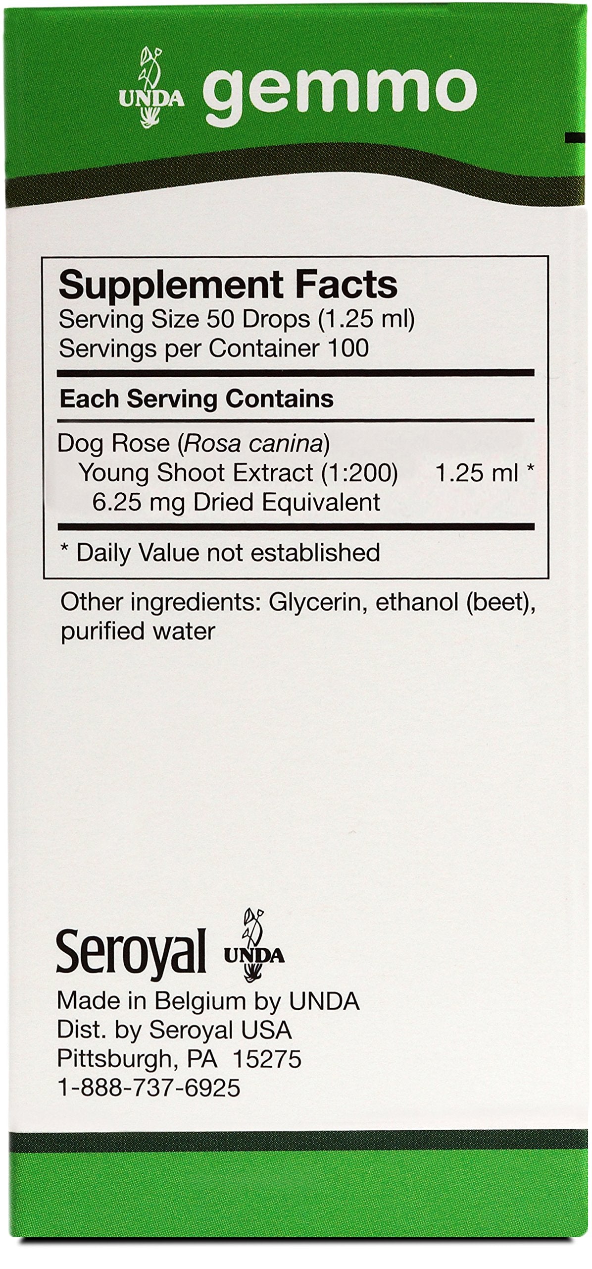 UNDA Gemmo Therapy Rosa Canina – Dogrose Young Shoot Extract (4.2 fl oz)