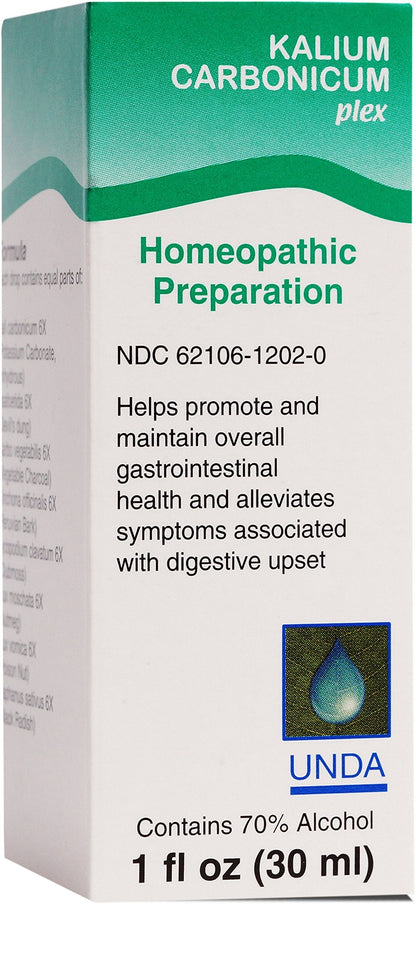 UNDA Kalium Carbonicum Plex | Supports Gastrointestinal Health | 1 fl oz