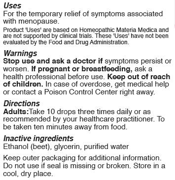 UNDA Sepia Plex – Homeopathic Relief for Menopause Symptoms (1 fl oz)
