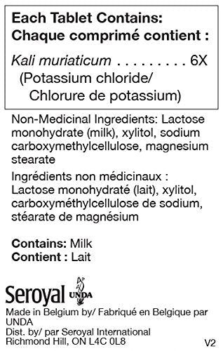 UNDA Kalium Muriaticum 6X – Homeopathic Skin Support | 100 Tablets