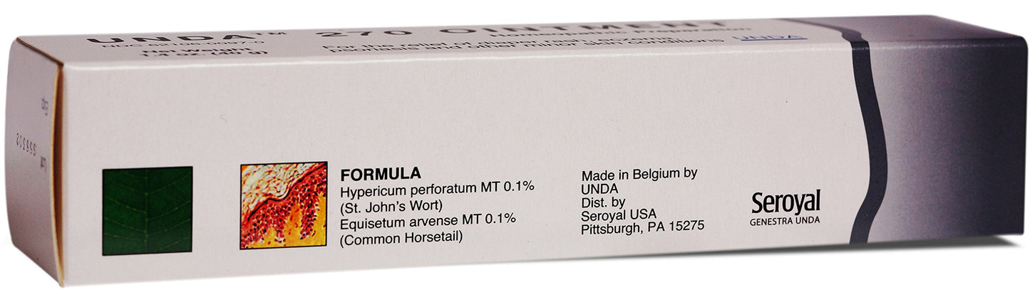 UNDA 270 Ointment | Homeopathic Preparation | 1.4 Ounces