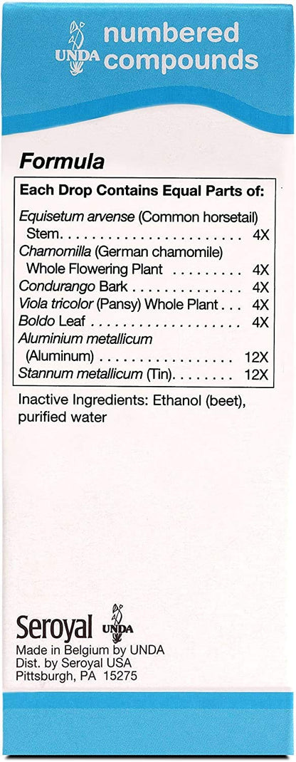 UNDA 3 Numbered Compounds – Homeopathic Preparation – 0.7 fl oz