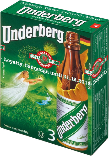 Underberg Natural Herb Bitters, 2-Ounce (Pack of 5) – Digestive Bitters
