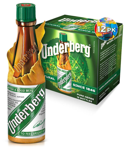 Underberg - One House Bar Pack of 12 Underberg Bottles BritishVita | Premium UK Vitamins & Wellness Supplements