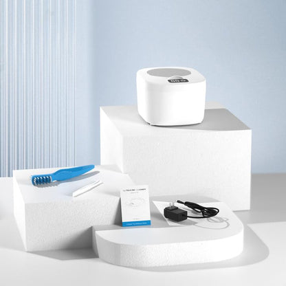 UNICHERRY Ultrasonic Retainer Cleaner – 45kHz for Dentures & Aligners
