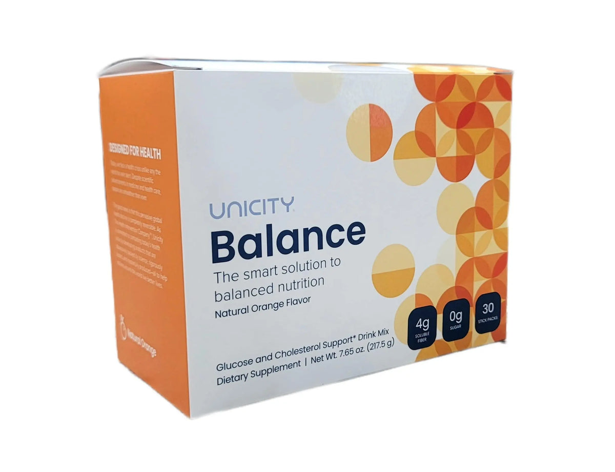 Unicity Balance Natural Orange – Stay Full Longer, Slow Carbs, 30 Packets BritishVita | Premium UK Vitamins & Wellness Supplements