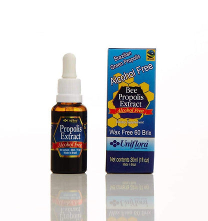 Uniflora Brazilian Green Bee Propolis Extract – Alcohol-Free (60 Brix) Immune Support 30ml