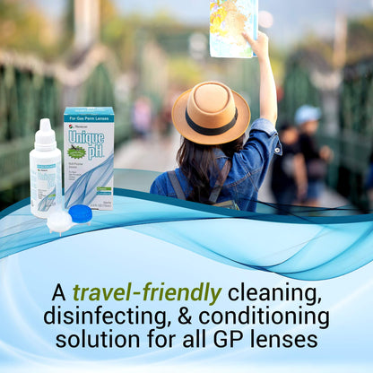 Unique pH Travel Pack – Multipurpose Solution for RGP Lenses, 2.5 fl oz