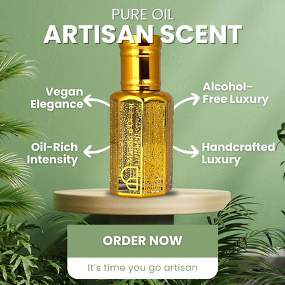 Maison d Orient Egyptian Musk Perfume Oil 12mL – Premium Unisex, Alcohol-Free