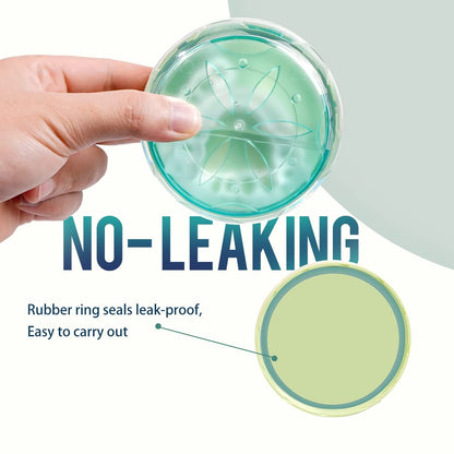 Uouovo Denture Case – Leak-Proof Retainer Box with Mirror, Travel-Ready