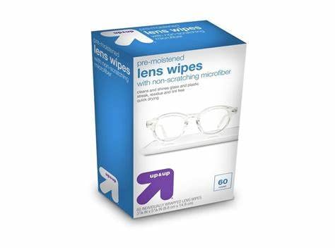 Up & Up Lens Wipes 60ct – Individually Wrapped & Pre-moistened