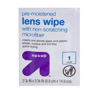 Up & Up Lens Wipes 60ct – Individually Wrapped & Pre-moistened