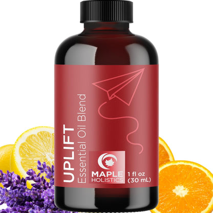 Uplift Aromatherapy Essential Oil Blend for Diffusers | Calming Citrus Oils for Home & Travel