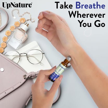 UpNature Breathe Essential Oil Roll On Blend – Natural Breathing Support