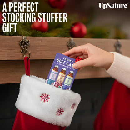 UpNature Essential Oil Roll-On Set – Calm, Beauty & Breathe | Self-Care Gifts