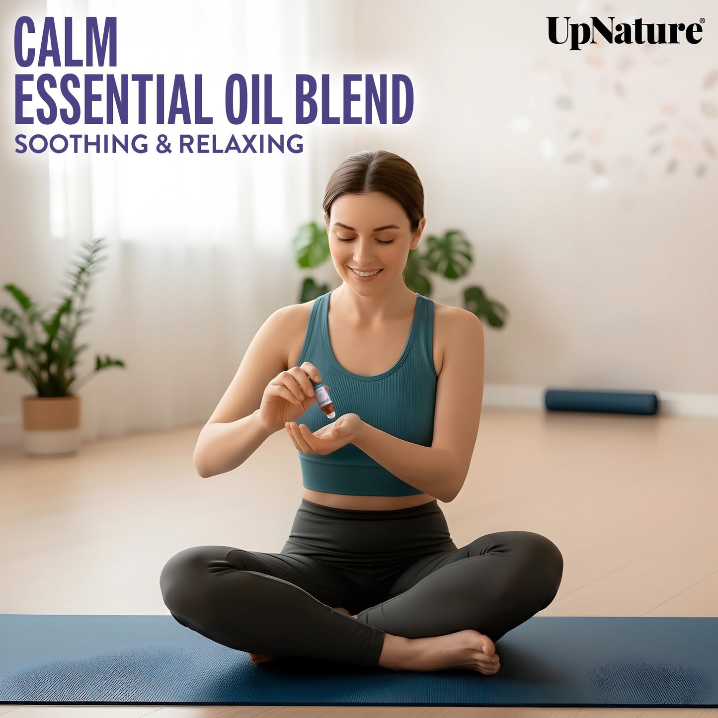 UpNature Essential Oil Roll-On Set – Calm, Beauty & Breathe | Self-Care Gifts