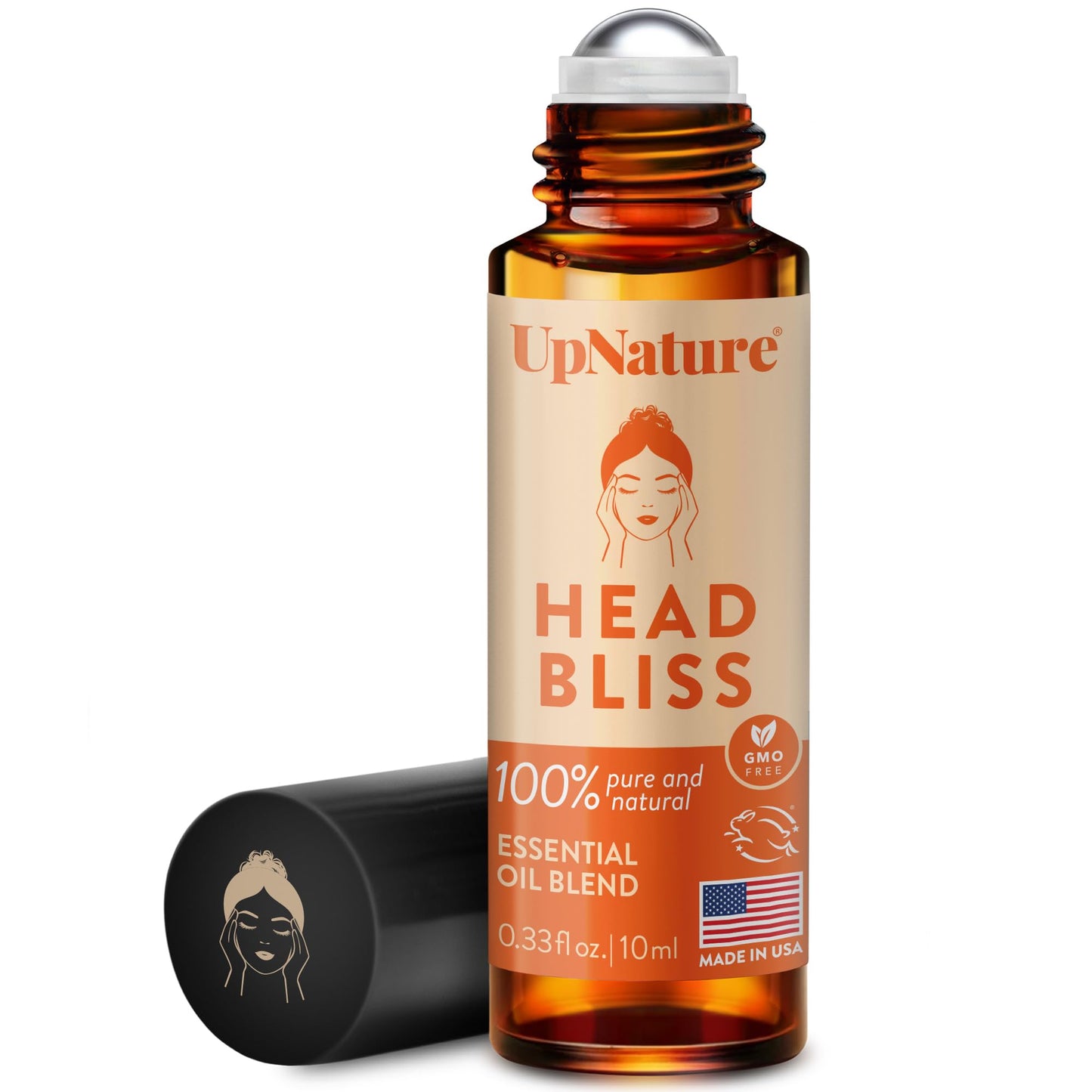 UpNature Head Bliss Roll-On – Migraine Relief & Head Tension Comfort | Nurse Gifts