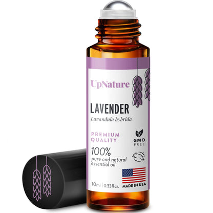 UpNature Lavender Essential Oil Roll-On - 100% Pure, Natural for Skin