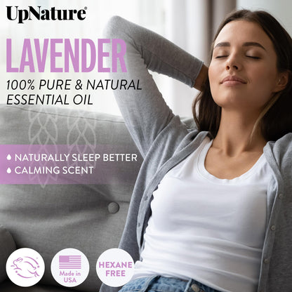 UpNature Lavender Essential Oil Roll-On - 100% Pure, Natural for Skin