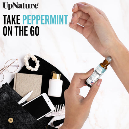 UpNature Peppermint Essential Oil Roll-On - Pregnancy Nausea Relief