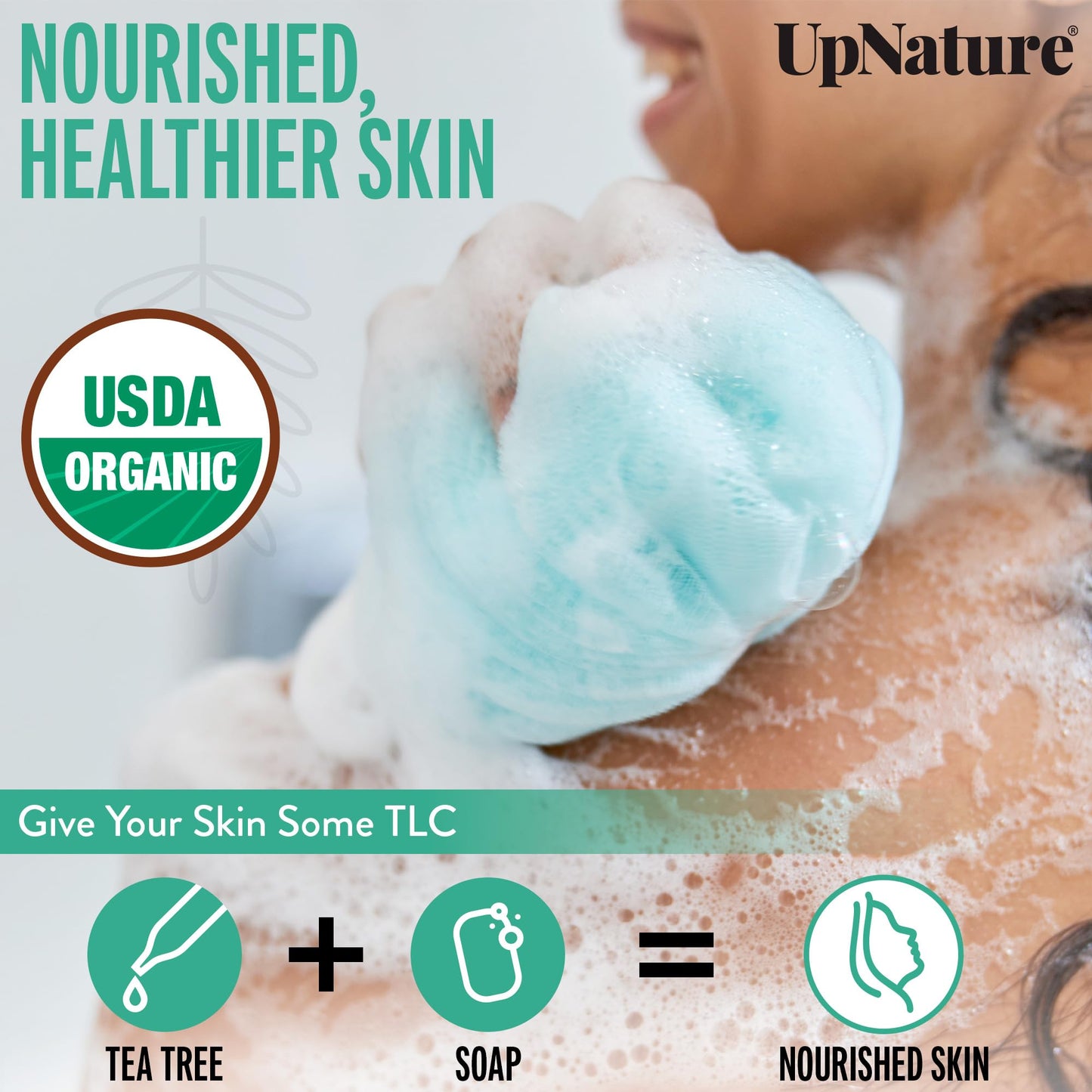 UpNature Organic Tea Tree Oil – 100% Pure Tea Tree Essential Oil 2oz