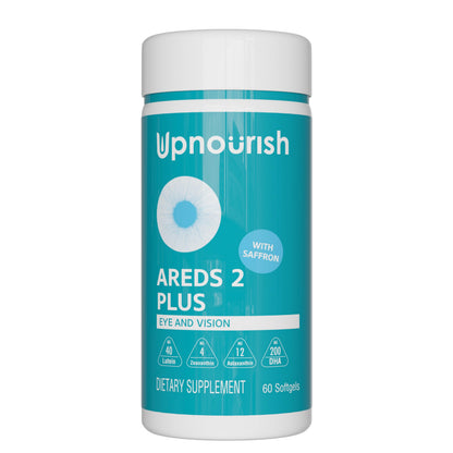 UpNourish AREDS 2 Eye Vitamins for Seniors | Vision & Eye Health Support