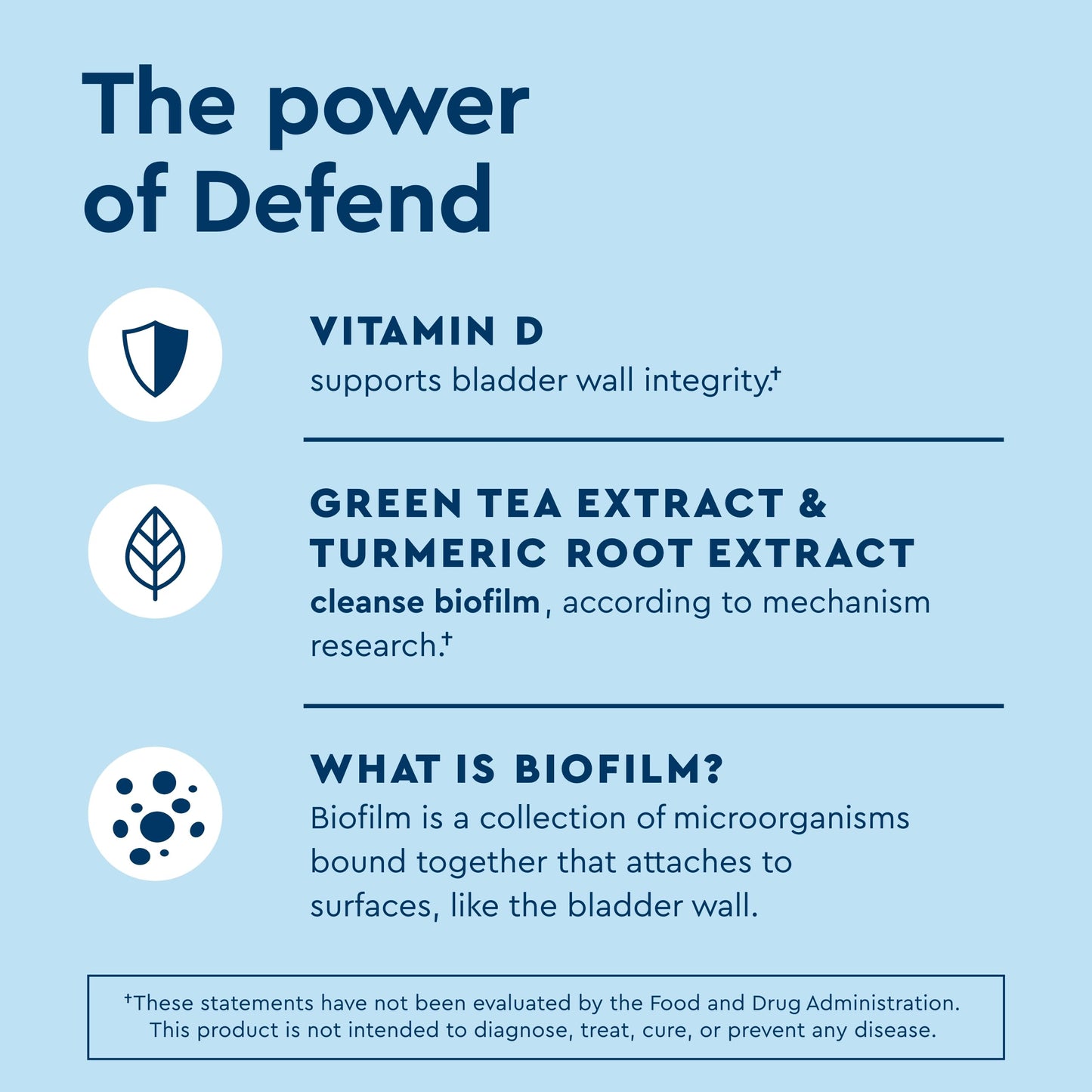 Uqora Defend Urinary Tract Health Supplement – Biofilm Cleansing & Bladder Support, Gluten-Free, 60 Capsules