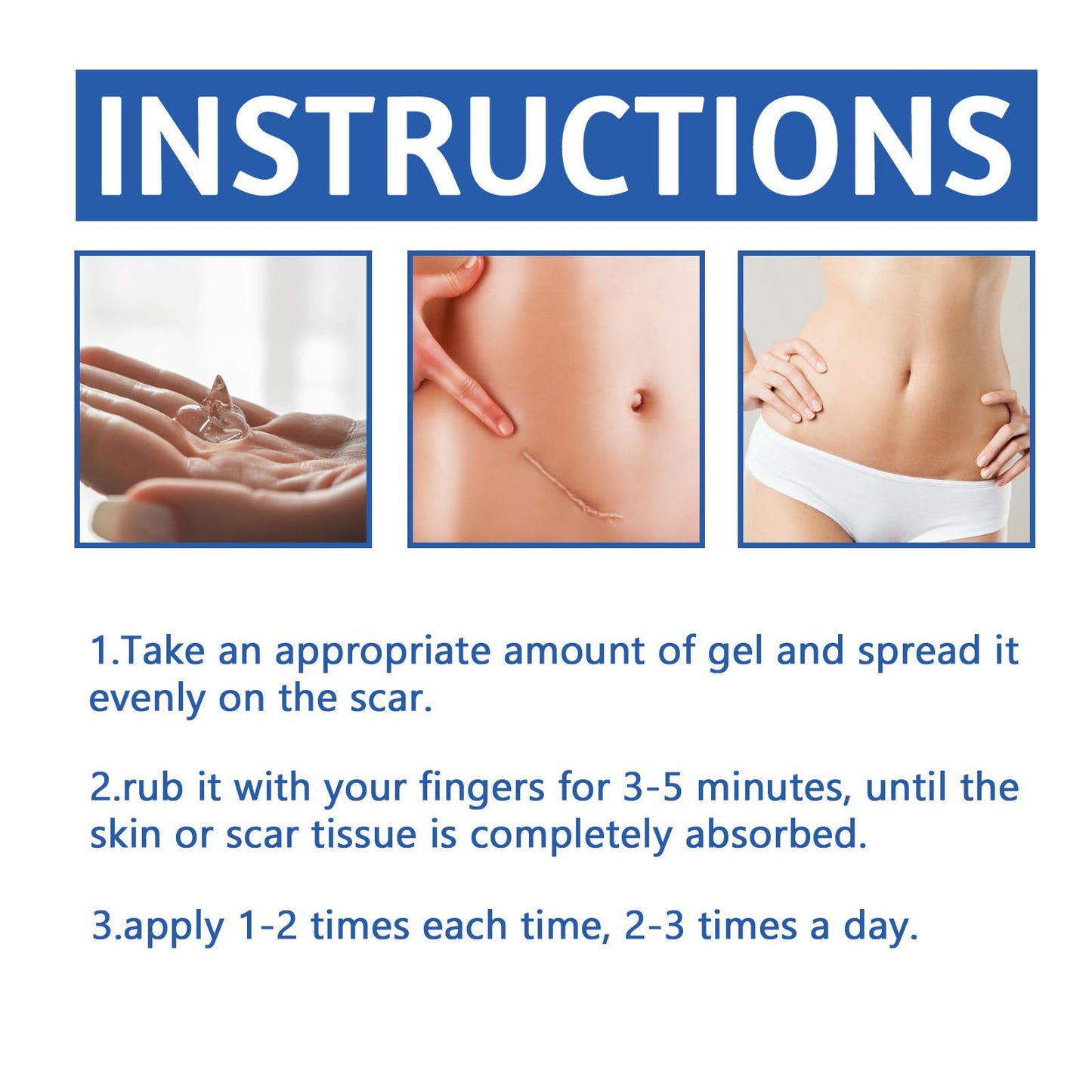 URABOS Scar Cream + Silicone Gel — Scar Treatment for Surgical Scars, Stretch Marks & Keloids (2pcs)
