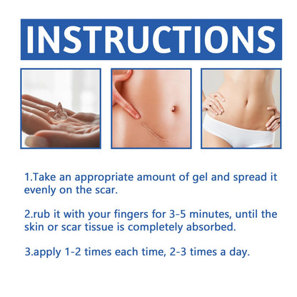 URABOS Scar Cream & Silicone Gel for Surgical Scars – Fragrance-Free, Gentle & Nourishing (1pcs)
