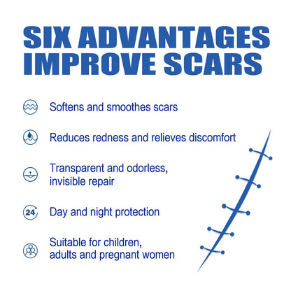 URABOS Scar Cream + Silicone Gel — Scar Treatment for Surgical Scars, Stretch Marks & Keloids (2pcs)
