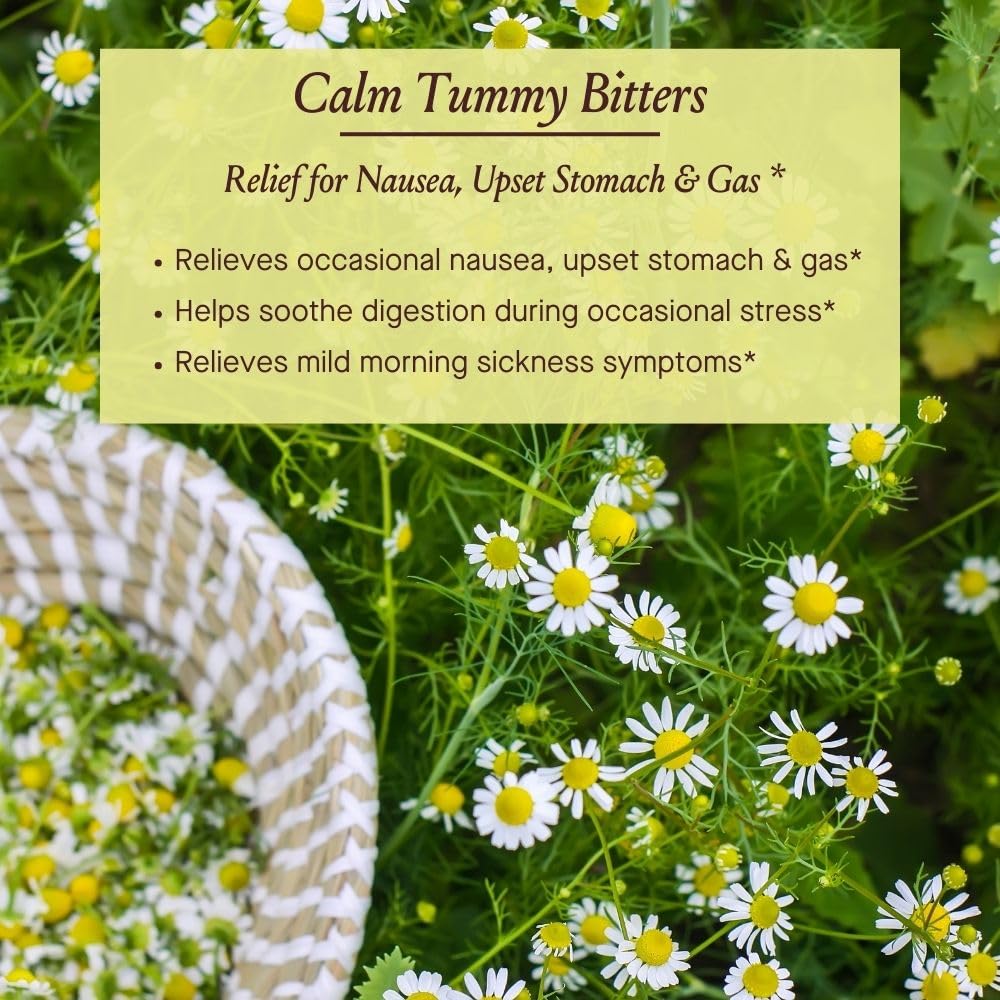 Urban Moonshine Calm Tummy Digestive Bitters – Organic Ginger & Chamomile