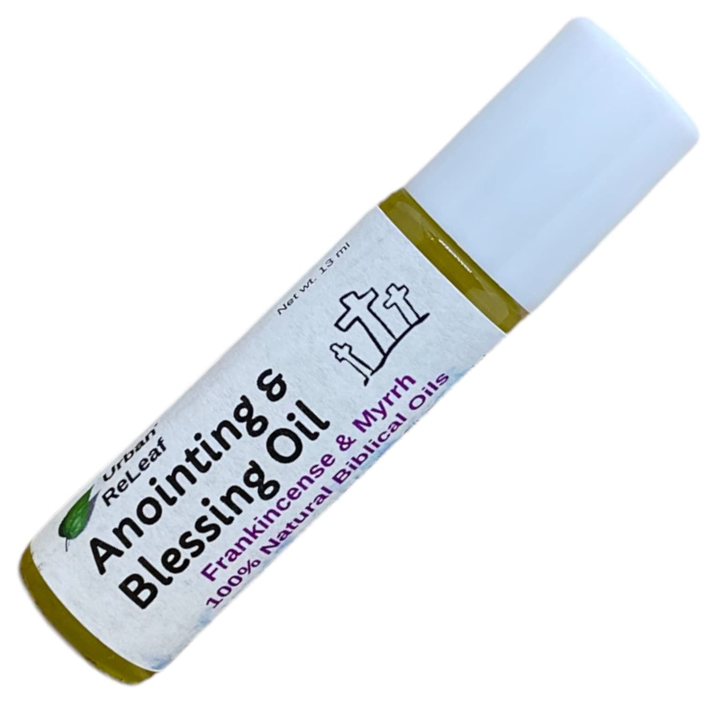 Urban ReLeaf Anointing and Blessing Oil Roll-On – Frankincense & Myrrh, Holy Bible Oils | USA Made