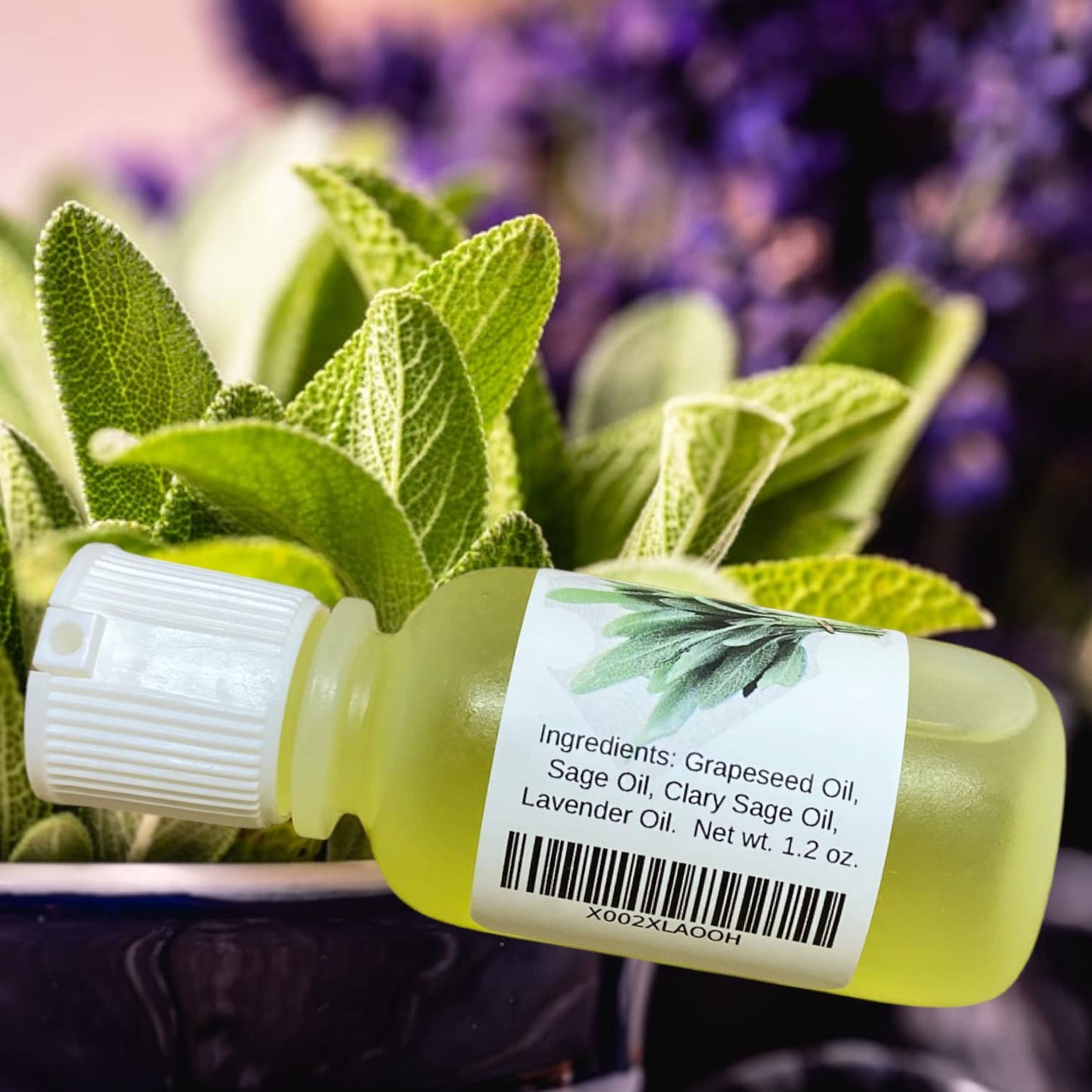 Urban ReLeaf Sage Smudging Oil with Lavender – Smokeless 1.2 oz (Pack of 2), Vegan, Made in USA