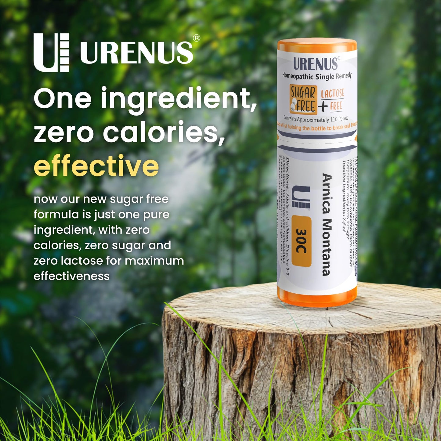 Arnica Montana 30C Sugar Free Lactose Free Homeopathic Remedy - 110 Pellets | Urenus