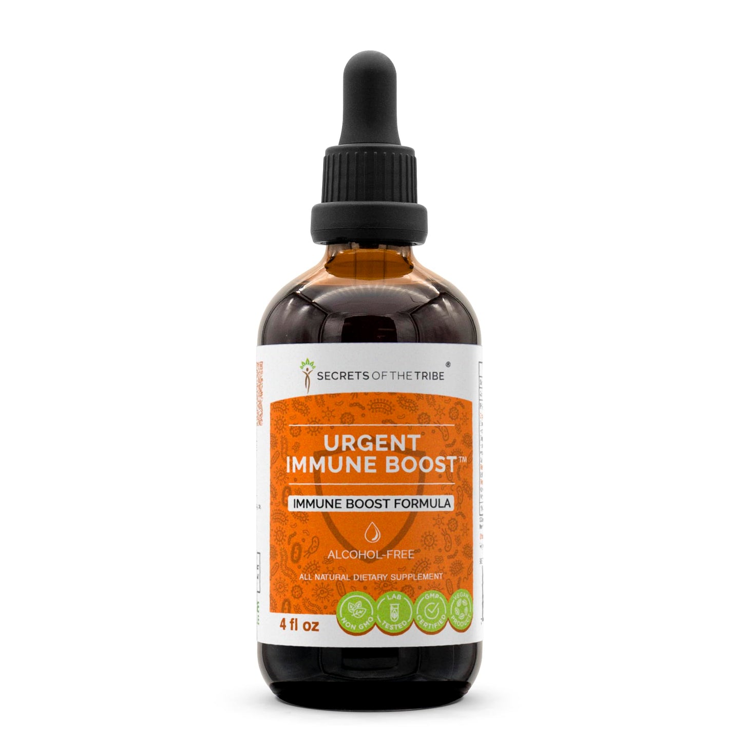Alcohol-Free Immune Boost Drops – High-Potency 4 oz Tincture