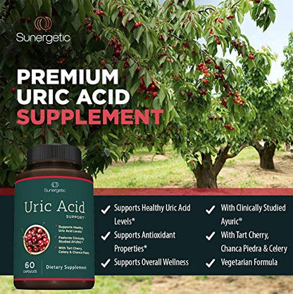 Sunergetic Uric Acid Support – Cleanse & Kidney Health (60 Capsules)