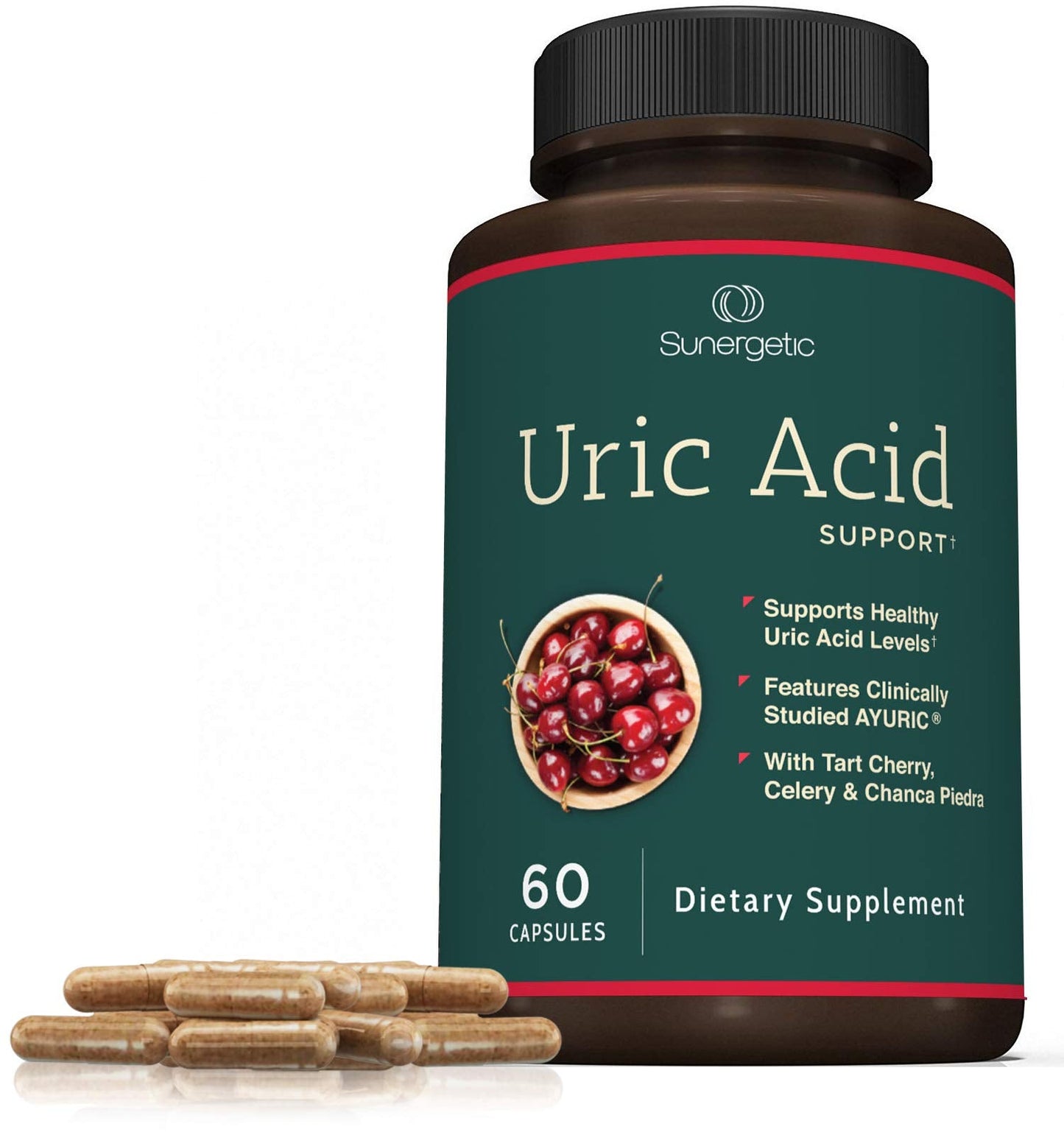 Sunergetic Uric Acid Support – Cleanse & Kidney Health (60 Capsules)