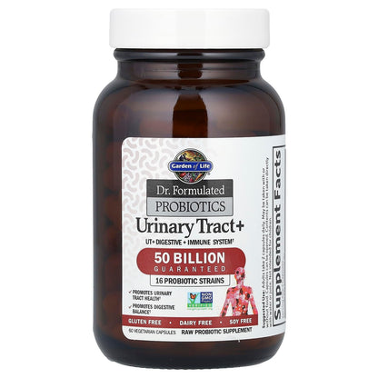 Garden of Life Dr. Formulated Probiotics Urinary Tract+ with Pacran Cranberry - 60 Vegetarian Capsules