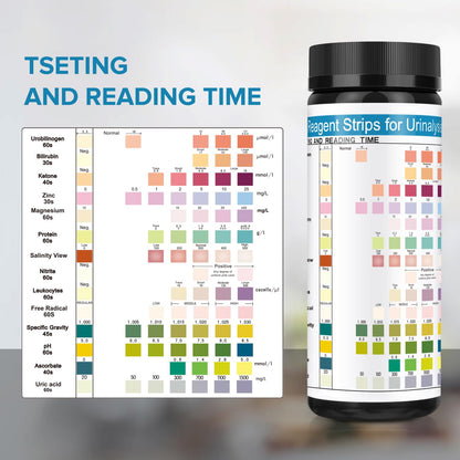 Urine Test Strips 14 Parameters – 100 Count | Fast 60s Results