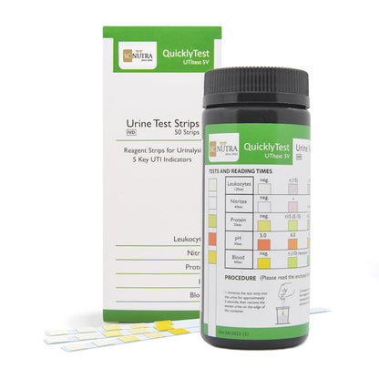 Urine Test Strips for UTI & Cystitis Monitoring | SC Nutra Sweet Cures