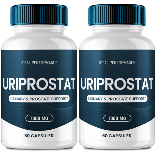 Uriprostat Prostate Health Supplements for Men - All-Natural Capsules (2 Pack) BritishVita | Premium UK Vitamins & Wellness Supplements