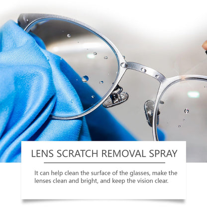 Urnuos 2PCS Lens Scratch Remover – Eyeglass Cleaner Spray & Lens Scratch Repair for Glasses