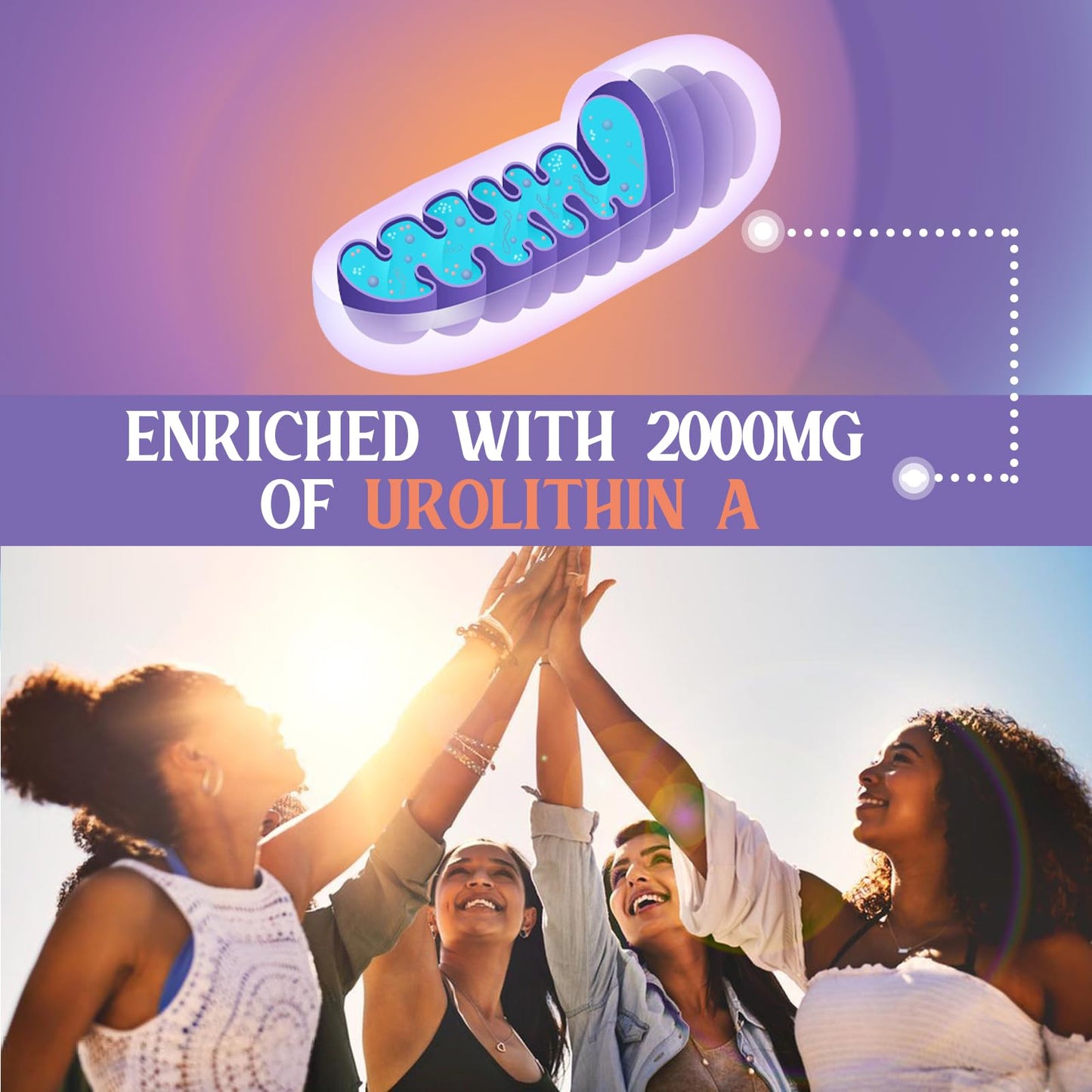 UroDefenseGuard Urolithin A 2000mg Supplement - 120 Softgels (1 Bottle) for Men & Women