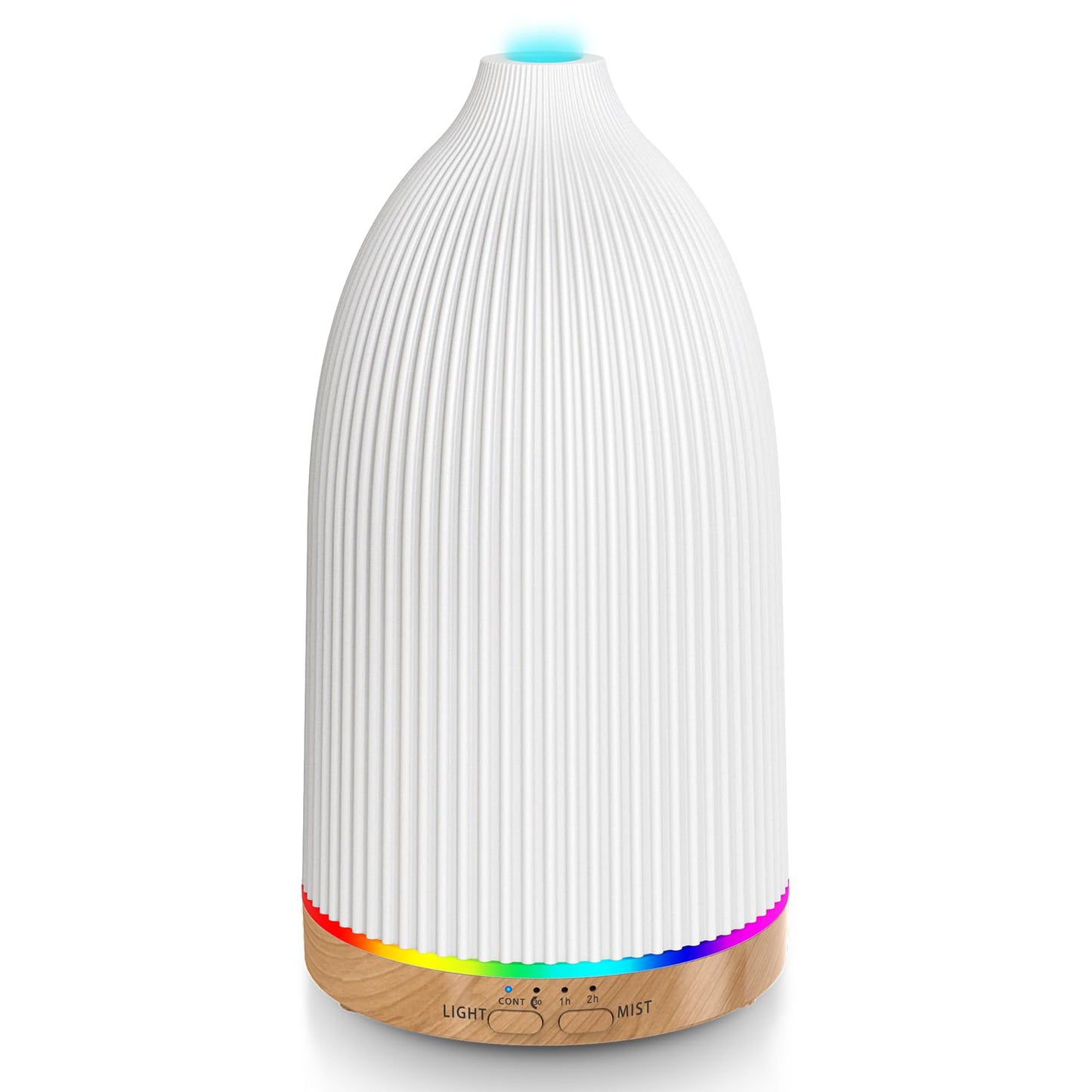 URPOWER Essential Oil Diffuser – 7 LED Color Lights, Auto-Off, Ultrasonic 100ml