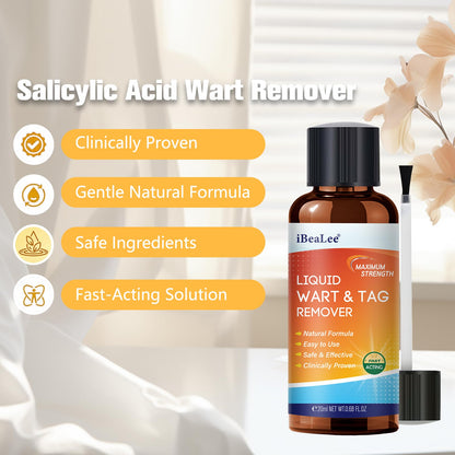 URSEORY Skin Tag Remover — Fast-Acting Wart Freeze Off with 12% Salicylic Acid (A4)