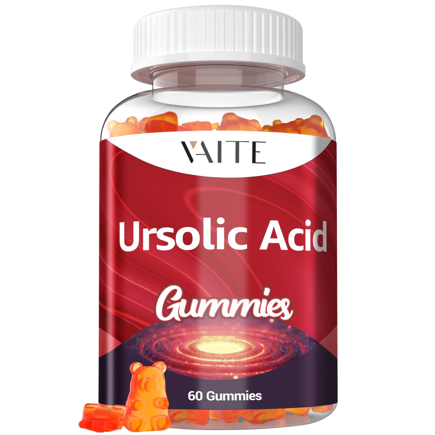 Ursolic Acid 300mg Vegan Gummies – Plant-Based Muscle & Joint Support | 60 Chewables