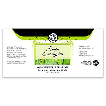 Oil of Youth Lemon Eucalyptus Essential Oil - 4oz
