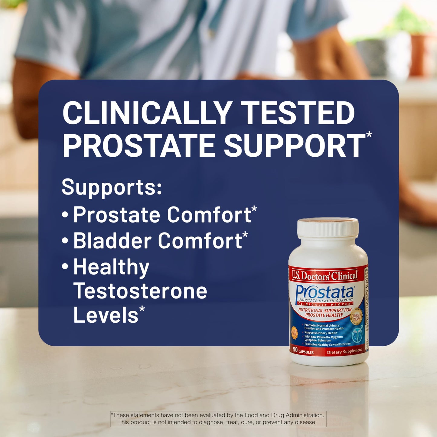 U.S. Doctors' Clinical Prostata – Clinically Proven Prostate Supplement for Men | Urinary & Bladder Support